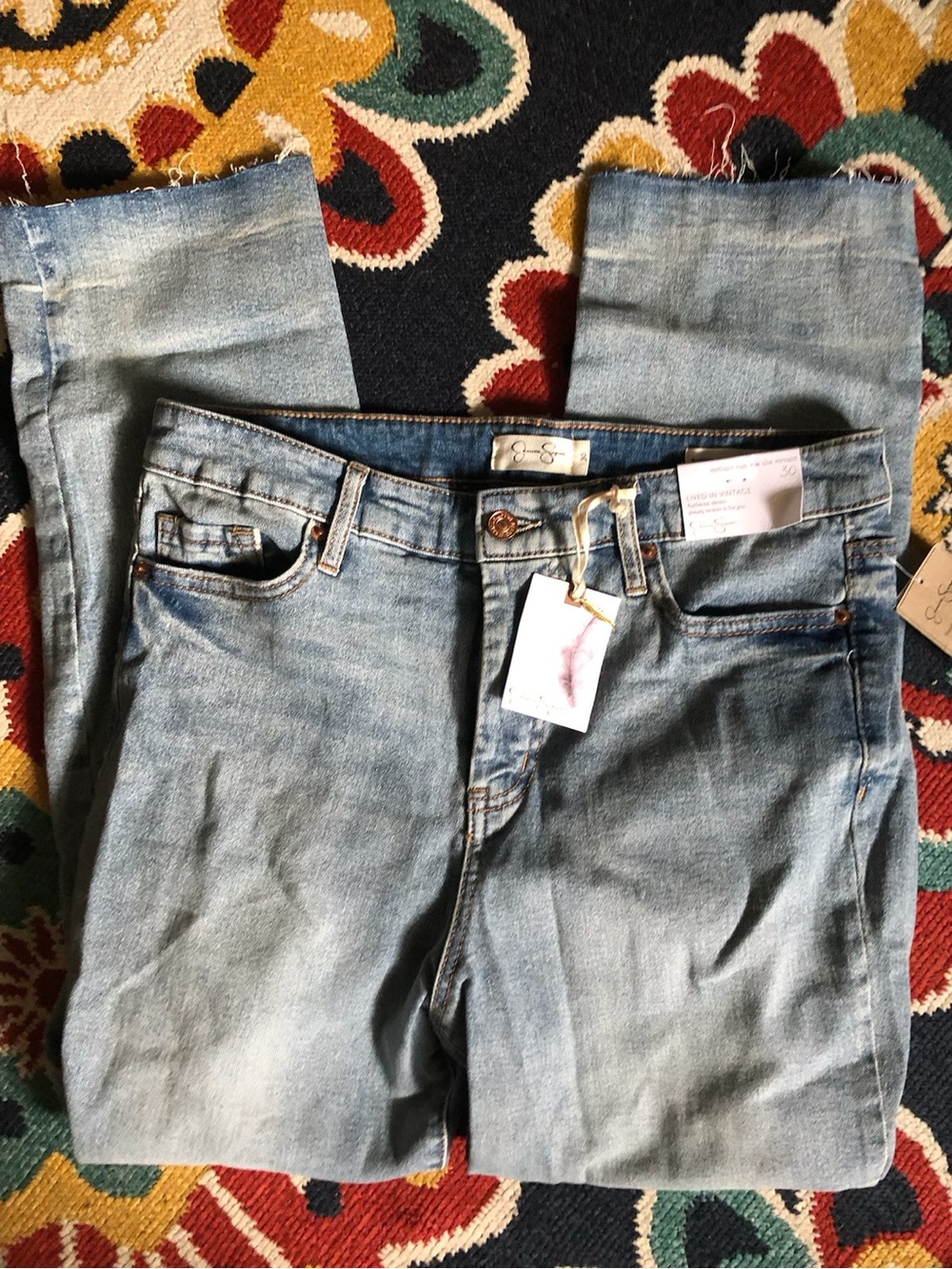 Jessica Simpson Light Blue Straight Leg Jeans